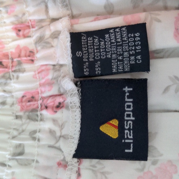 Floral Liz Sport tennis pleated skirt pink and white - Picture 4 of 8